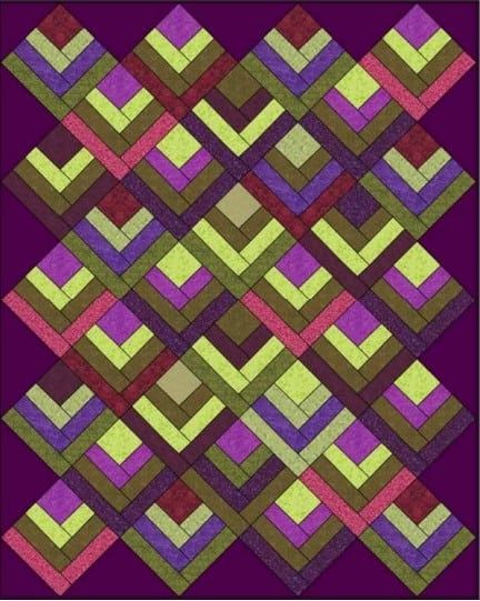 Half Log Cabin Quilt, Half Log Cabin, Log Cabin Patchwork, Free Quilt Tutorials, Panel Quilt Patterns, Log Cabin Quilt Pattern, Log Cabin Quilt Blocks, Postage Stamp Quilt, Quilting Designs Patterns