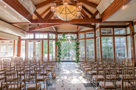 A wedding ceremony setting at the Park Loeb Boathouse. Loeb Boathouse, Central Park New York City, Boathouse Wedding, Park In New York, Wedding Costs, Wedding News, Nyc Wedding, New York Wedding, Wedding Gallery