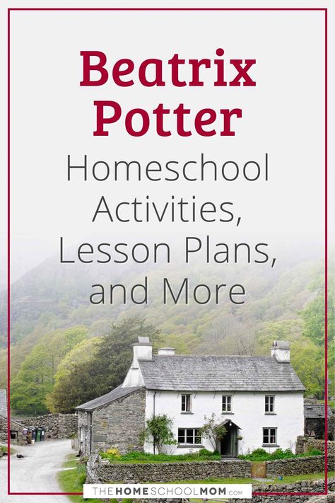 Beatrix Potter Homeschool, Living Books List, Beatrix Potter Illustrations, Life Science Activities, Activities For All Ages, Homeschool Lesson Plans, Preschool Units, Rabbit Garden, Art 2024