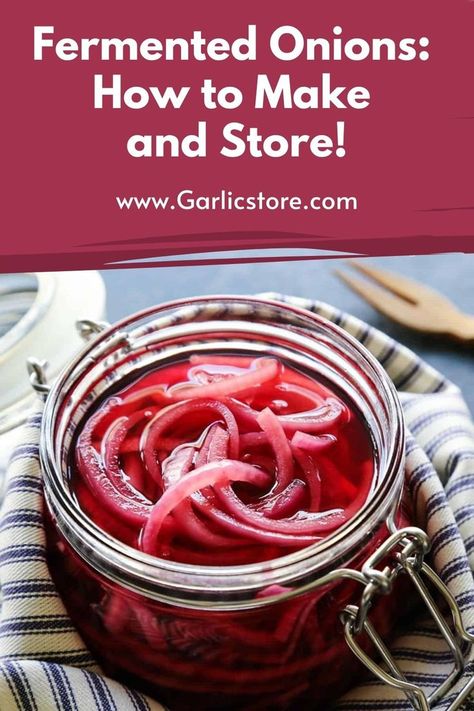 fermented-onions Fermented Pickled Red Onions, Fermented Onion Relish, Fermented Red Onions Recipe, Fermented Onion Honey, Fermented Veggies Recipes, Masontops Fermentation Recipes, Fermenting Onions, Fermented Onions Recipe, Fermenting Crock Recipes