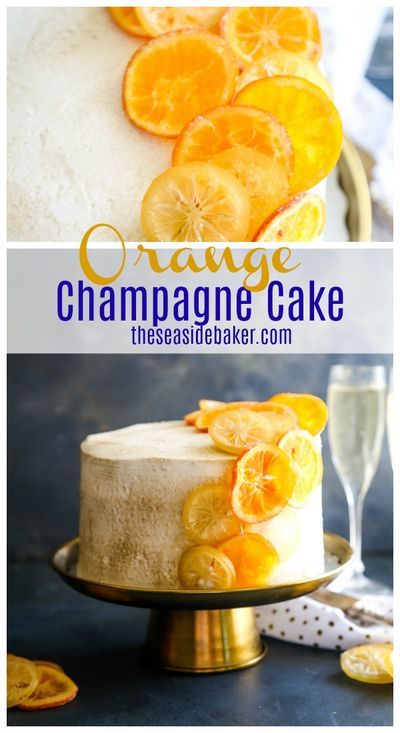 Cake Indulgence, Champagne Buttercream Frosting, Champagne Buttercream, Orange Champagne, Easy Party Desserts, Hot Chocolate Fudge, The Best Cake Recipes, Curd Filling, Champagne Cake