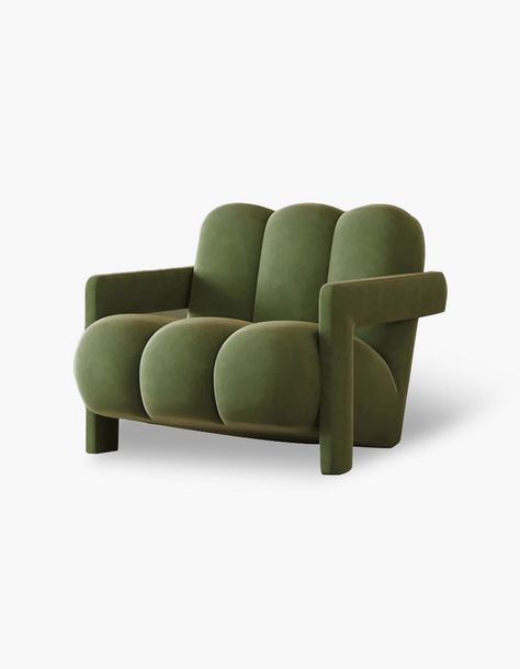 Zenith Armchair, Green｜ DC Concept Cafe Lounge Seating, Green Velvet Armchair, Cafe Lounge, Green Cafe, Sitting Room Chairs, Retro Armchair, Vintage Armchair, Bedside Table Storage, Corner Sofa Bed