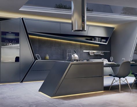 Kitchen Design on Behance Modern Kitchen 2020, Futuristic Interior Design, Artistic Kitchen, Kitchen 2020, Modern Kitchen Cabinet Design, Modern Kitchen Design Luxury 2020, Modern Kitchen Interiors, Kitchen Interior Design Modern, Modern Kitchen Cabinets