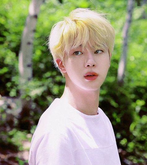 Blonde Hair Jin, World Wide Handsome Jin, World Wide Handsome, Blonde Hair, Blonde, Books, Hair, Blue