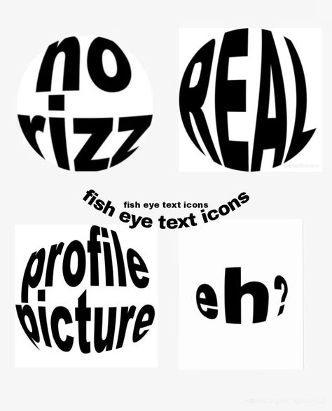 Fish Eye Text Icon, Profile Photo Ideas, Fish Eye Pfp, Eye Pfp, Text Icon, Photo Ideas Aesthetic, Text Icons, Fish Eye, Funny Profile