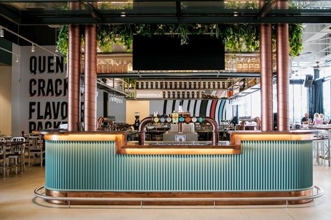 2020 Eat Drink Design Awards shortlist: Best Bar Design | ArchitectureAU Restaurant And Bar Design Awards, Bar Cafe Design Interior, Drinking Bar Design, Drink Bar Design, Cafe Bar Counter Design, Counter Bar Design, Event Bar Design, Brewery Bar Design, Coffee Bar Interior Design