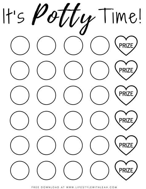 The best black and white potty training sticker chart! This free printable will get your kids excited to start potty training! #pottytraining #printable #free #kids #sticker #chart Potty Training Charts For Girls Diy, Potty Sticker Chart, Sticker Chart Printable, Potty Training Sticker Chart, Printable Potty Chart, Potty Training Stickers, Potty Training Reward Chart, Potty Training Rewards, Potty Training Girls