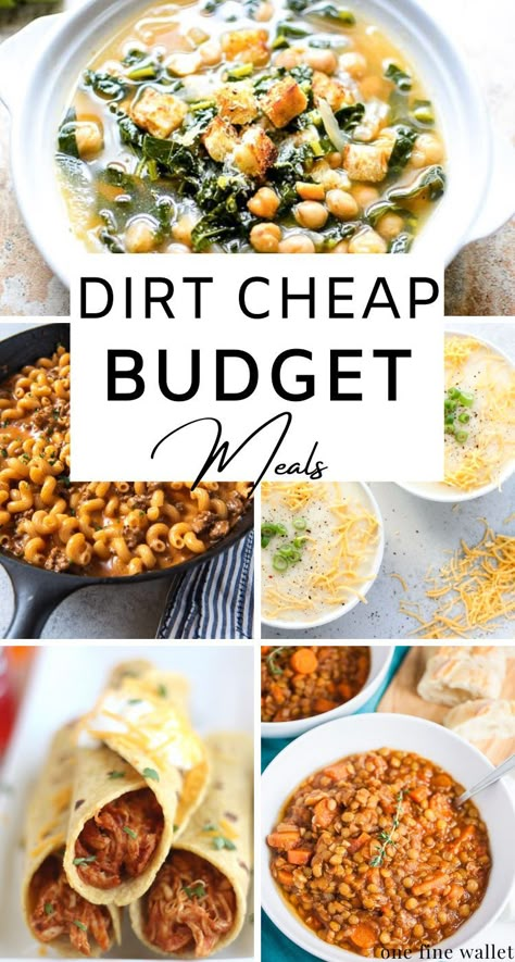 Dirt cheap meals. Budget meals. Recipes on a budget. Dinner recipes for family. Easy and quick recipes Budget Meals Recipes, Cheap Easy Healthy Meals, Super Cheap Meals, Cheap Healthy Dinners, Easy And Quick Recipes, Budget Dinner, Dirt Cheap Meals, Budget Dinner Recipes, Low Budget Meals