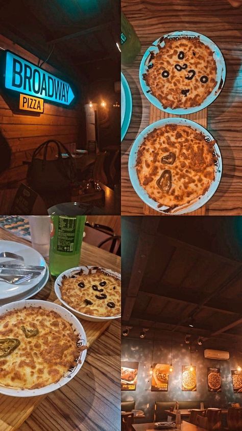 Food Asthetic Snap, Dinner Pictures Instagram Food, Pizza Asthetics, Food Asthetic Picture Instagram, Outing Snap, Food Asthetic Picture, Broadway Pizza, Billiards Aesthetic, Food Snap