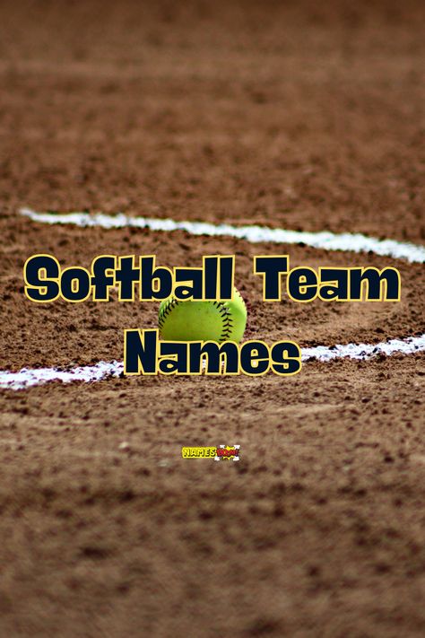 Softball team names Softball Team Spirit Ideas, Softball Team Names Ideas, Softball Teams, Softball Team Names, Travel Softball, Slow Pitch Softball, Mud Run, Softball Team, Name Generator