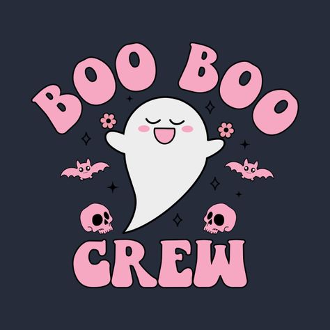 Boo Boo Crew, Boo Crew, Funny Tshirt Design, Halloween Nurse, Ghost Halloween, Nurse Humor, Halloween Design, Halloween Ghosts, Phone Case Stickers