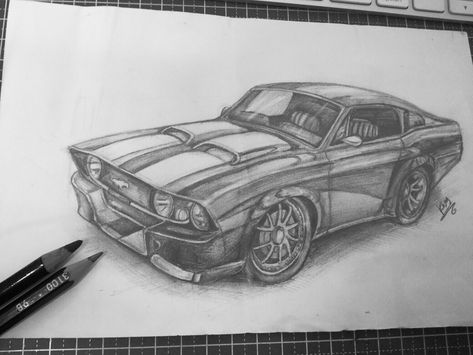 Ilustracion a lapiz: auto clasico Bike Sketch, Art Sketchbook, Drawing Sketches, Graffiti, Sketch Book, Sketch, Drawings, Anime, Pins