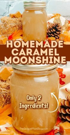 Caramel Moonshine, Flavored Moonshine Recipes, Moonshine Drink Recipes, Caramel Christmas, Moonshine Recipe, Christmas Drinks Alcohol Recipes, Christmas Drinks Alcohol, Homemade Alcohol, Homemade Liquor