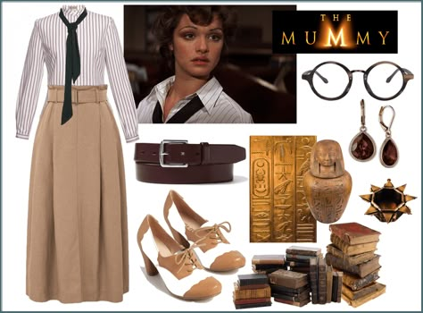 Evie Mummy Outfit, Evie Costume The Mummy, Evie From The Mummy, Evie From The Mummy Costume, Evie Carnahan Aesthetic, The Mummy Fashion, The Mummy Cosplay Evie, Evie The Mummy Aesthetic, The Mummy Evie Costume