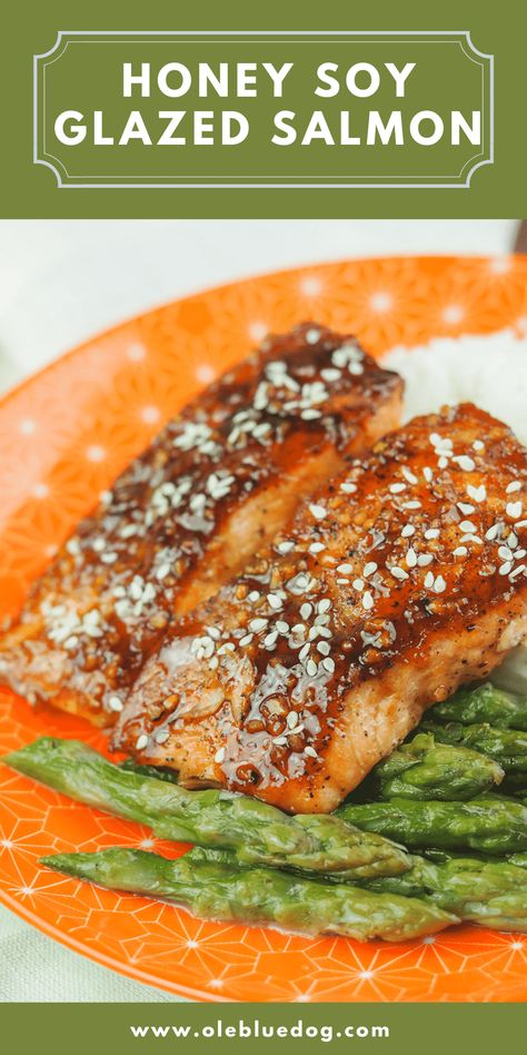 This Honey Soy Salmon is an easy restaurant quality recipe done in less than 30-minutes on the Blackstone Griddle or stove top. Perfectly seared salmon filets that are glazed with a sweet and savory sticky sauce that will have everyone in your family converted to a seafood lover by the end of dinner. #blackstone #salmon #dinner #fishdinner #healthy Salmon On The Griddle, Salmon On The Blackstone Grill, Black Stone Salmon, Salmon On Flat Top Grill, Blackstone Griddle Recipes Dinners Salmon, Griddle Salmon Recipes, Black Stone Salmon Recipes, Salmon Recipes On Blackstone Griddle, Salmon Recipes Blackstone