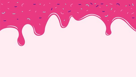 Illustration Wallpaper Desktop, Drip Wallpaper, Ice Cream Drop, Ice Cream Background, Ice Cream Images, Ice Cream Cute, Ice Cream Wallpaper, Ice Cream Pink, Gate Designs Modern