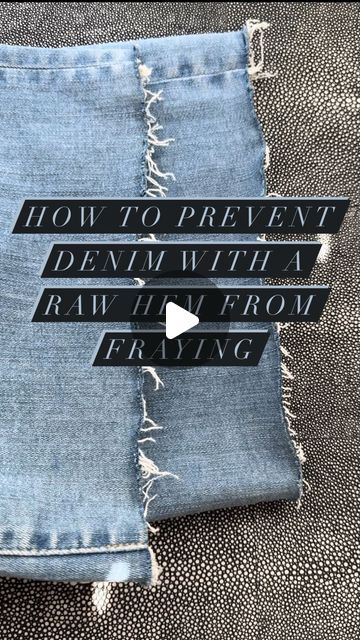 Rebecca Kahane Pankow on Instagram: "How to prevent jeans from fraying. Have your jeans ever frayed before?" How To Crop Jeans, Frayed Jeans Diy, Raw Jeans, Frayed Jeans, Raw Hem Jeans, Cropped Jeans, Fashion Tips, Instagram