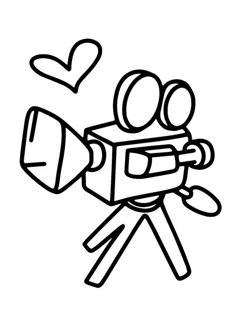 Camera - Lol Coloring Pages Camera Coloring Page, Lol Coloring Pages, Lol Coloring, Cute Camera, Coloring Page, Coloring Pages, How Are You Feeling, Quick Saves, Color