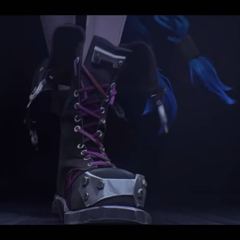 Jinx Boots, Jinx Outfit, Powder Cosplay, Arcane Drawing, Cosplay Jinx, Jinx Silco, Arcane Cosplay, Arcane Screenshots, Making Cosplay