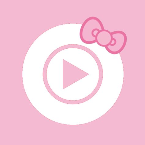 Youtube Music Logo, Yt Music Icon, Youtube Music Icon, Phone Wallpaper Theme, Pink Hello Kitty Wallpaper Iphone, Pastel Pink Icons:), Cat App, Pink Music, Pink Wallpaper Hello Kitty