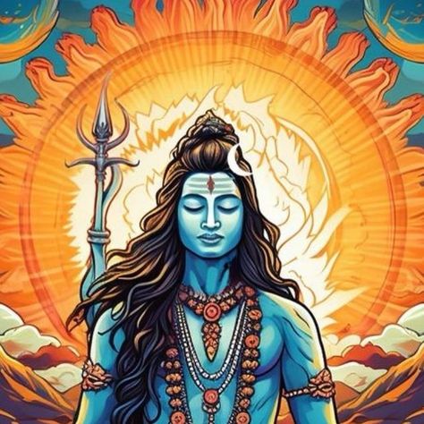 Shiva Meditation, Rudra Shiva, Pictures Of Shiva, Sanatan Dharma, Lord Shiva Hd Wallpaper, Lord Shiva Family, Shiva Wallpaper, Lord Vishnu Wallpapers, Hinduism Art