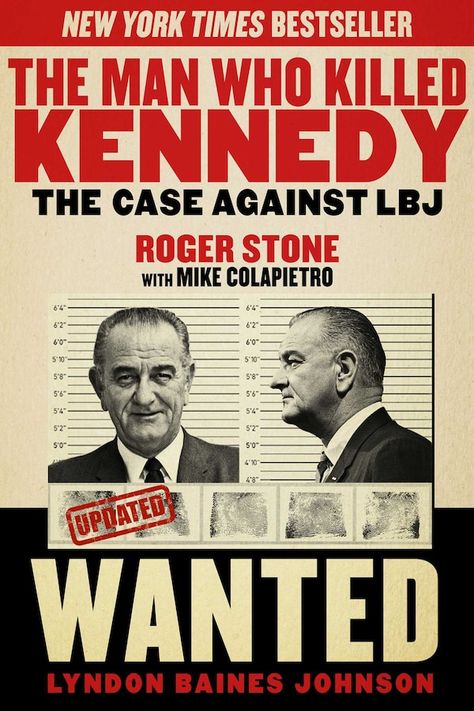 From the mind of legendary political insider Roger Stone, here is the sensational New York Times bestseller that reveals the truth about who was behind the assassination of John F. Kennedy. From the mind of consummate political insider Roger Stone, unofficial adviser to Donald Trump and subject of the documentary Get Me Roger Stone, comes a compelling case that Lyndon Baines Johnson had the motive, means, and opportunity to orchestrate the murder of JFK. Stone maps out the case that LBJ blackmai Roger Stone, Kindle Books, The Truth, Favorite Books, The Man, History, Reading, Stone, Books