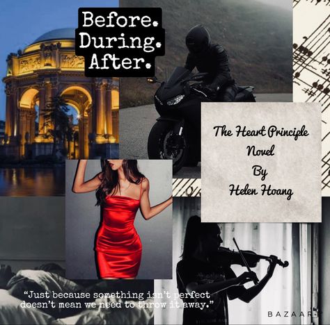 Book collage of book #books #bookshelf #booklovers #bookrecommendation #reader #romancereader #theheartprinciple #helenhoang #romanceauthor #aesthetic The Heart Principle, Helen Hoang, The Kiss Quotient, Book Collage, Books Bookshelf, Romance Readers, Romance Authors, The Kiss, Book Aesthetic