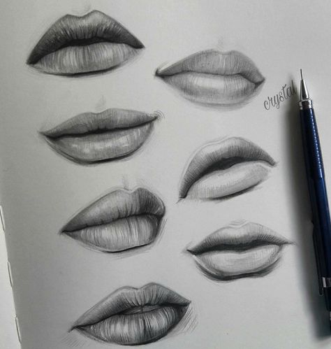 #lips #drawinglips Lips Aesthetic, Diy Lip Scrub, Lips Sketch, Lip Drawing, Desen Realist, Mouth Drawing, 얼굴 드로잉, Siluete Umane, Charcoal Drawings