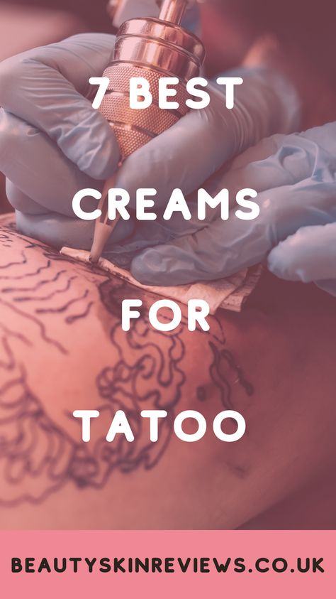 Best creams for precare, numbing skin and aftercare tattoo procedures in the UK. Numbing Cream For Tattoos, Tattoo Healing Stages, Aftercare Tattoo, Tattoo Peeling, Tattoo Uk, Tattoo Process, Tattoo Cream, Numbing Cream, Roller Design