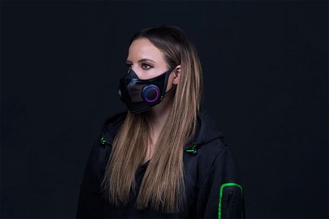 razer’s project hazel is a N95 intelligent & transparent face mask with voice projection Diy Synthesizer, Synthesizer Diy, Air Filter Mask, Filter Mask, The New Normal, Environmental Issues, New Face, Tech News, Air Filter