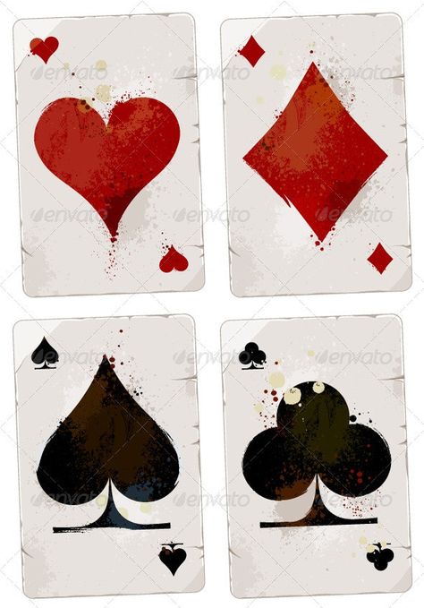 Playing Card Tattoos, Card Tattoo Designs, Ace Card, Playing Cards Design, 카드 디자인, Card Tattoo, Card Drawing, Funny Tattoos, A Robot