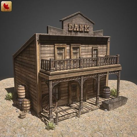 Old Western Towns, Old West Town, Western Saloon, Planet Coaster, Old Western, Garden Railway, Town Building, West Town, Western Town