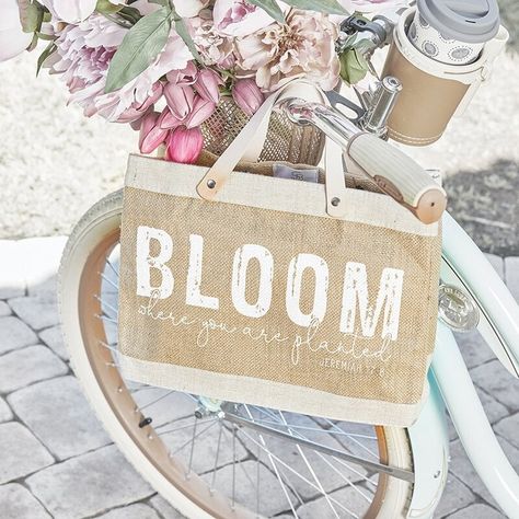 Is it Spring yet? Who else has the heat on? 🙋🏽‍♀️Brrrr!!⁠ ⁠ New items are arriving in my shop, and here's one beauty that I am in love with. ⁠ ⁠ This Bloom Where You are Planted Mini Market Tote is adorable!!!⁠ ⁠ Did you know its phrase is inspired by Jeremiah 17:8? ⁠ "They will be like a tree planted by the water⁠  that sends out its roots by the stream.⁠ It does not fear when heat comes;⁠ its leaves are always green.⁠ It has no worries in a year of drought⁠  and never fails to bear fruit.”⁠ Fragrance Business, Scripture Gifts, Church Girl, Spring Market, Soft Accessories, Bloom Where Youre Planted, New Project Ideas, Weekend Bags, Business Research