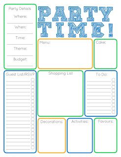 Claire & Crew: Birthday Party Planning (And A Free Planning Printable!) Party Planning Checklist Organizing, Party Planning Checklist Printable, Party Planning Printable, Printable Organization, Event Planning Printables, Party Planning Business, Party Planning Checklist, Birthday Party Planner, Event Planning Template