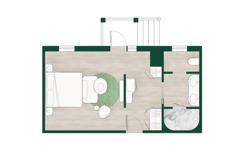 Junior Suite – Front Porch | Hotel Bardo Hotel Suite Floor Plan, Savannah Historic District, Hotel Suite Luxury, Resort Living, Forsyth Park, Queen Room, Garden Suite, Rest And Relaxation, Hotel Suites