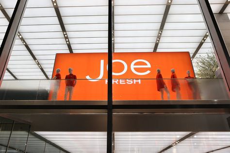 Joe Fresh's New Flagship NY Store - Love the bold graphics Joe Fresh, Bold Graphics, Retail Display, Store Design, Over The Years, Light Box, Take A, Take That, Thank You