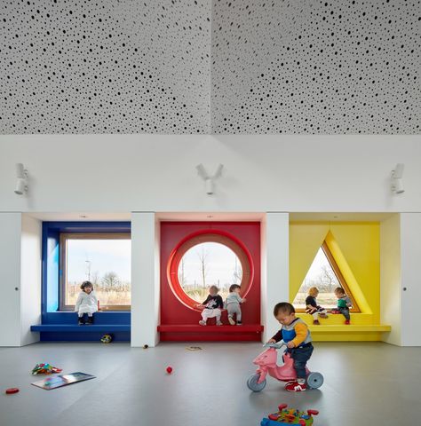 Kindergarten Interior, Preschool Designs, School Building Design, Daycare Design, Kids Cafe, Kindergarten Design, Community Centre, School Interior, Early Learning Centre