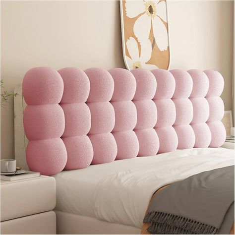 Wall Mounted Headboard, Mounted Headboard, Living Room Pink, Wall Mounted Headboards, Headboard Pillow, Upholstered Wall Panels, Bed Rest Pillow, Upholstered Walls, Pink Palace