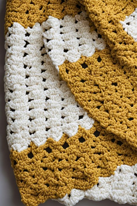 Crochet Braid Blanket with intricate textured patterns in shades of yellow and white, showcasing Crochet Braid Blanket, Modern Granny Blanket, Granny Blocks Crochet, Free Crochet Patterns For Baby Blanket, Simple Crochet Afghan, Crochet Aphgan Free Patterns, and Block Crochet Stitch techniques. Easy Crochet Blanket Patterns, Free Crochet Patterns For Baby, Crochet Patterns For Baby, Blanket Patterns Crochet, Braid Blanket, Block Crochet, Velvet Throw Blanket, Cables Blanket, Granny Blanket