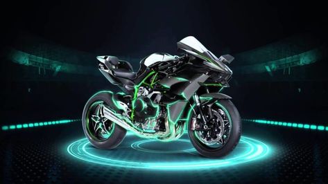 The 10 Fastest Motorcycles of All-Time Kawasaki Ninja Bike, Kawasaki Ninja H2r, Motorcycle Kawasaki, Ninja H2r, Yamaha Sport, Bike Wallpaper, Kawasaki Vulcan S, Ninja Bike, Ducati 1199