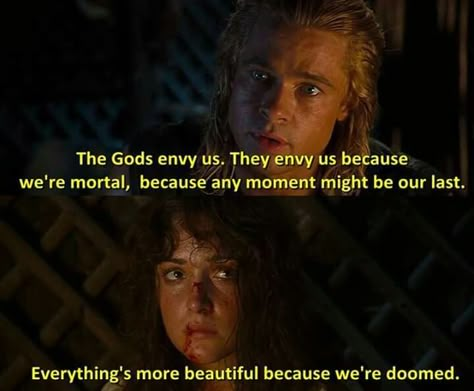 Troy Movie Aesthetic, Troy Quotes Movie, Epic The Musical Troy Saga, Achilles And Briseis, Troy Film, Achilles Troy, Troy Quotes, Troy Achilles, Brad Pitt Troy