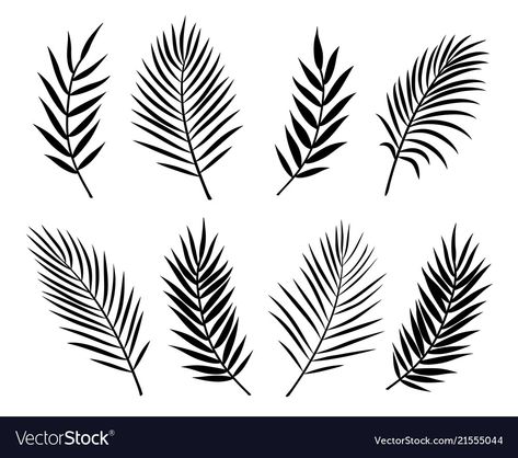 Palm Leaves Tattoo Design, Leaves Tattoo Men, Black Leaves Tattoo, Palm Branch Tattoo, Palm Leaf Tattoo, P Tattoo, Simple Tattoos For Guys, Native Tattoos, Dinosaur Tattoos