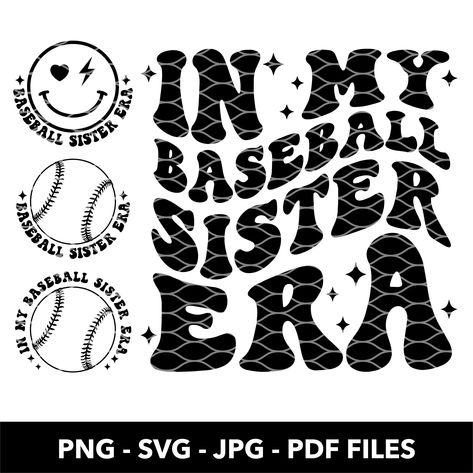 Baseball Sister Shirts, Sister Baseball Shirt Ideas, Baseball Sister Shirts Vinyl, Baseball Sister Svg, Baseball Mama Svg, Sister Wallpaper, Mom Of Both Baseball And Softball Svg, Scan N Cut Projects, Baseball Sister