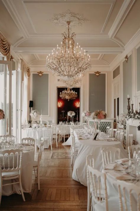 SuperCho Castle Ballroom, France Castle, Wedding Restaurant, French Chateau Wedding, Chateau Wedding, Dark Interiors, Wedding Souvenirs, French Wedding, Castle Wedding