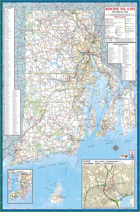 Large detailed tourist map of Rhode Island with cities and towns Map Of Michigan, Highway Map, 24x36 Poster, Maine Map, Tourist Map, America Map, Harrisburg Pa, Usa Map, Detailed Map