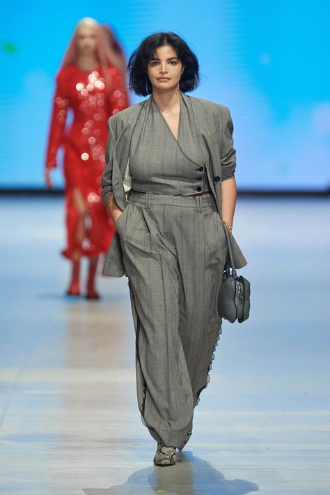 Fashion Fall 2023, Ganni Copenhagen, Fall 2023 Fashion, Zebra Print Dress, Curve Fashion, Copenhagen Fashion Week, Fashion Buyer, Tailored Design, 2023 Collection