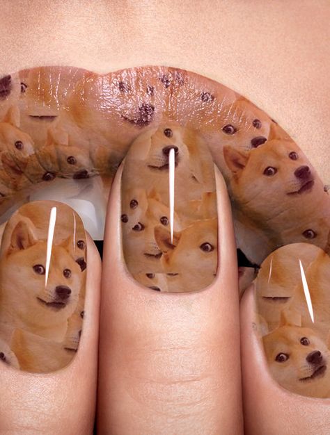 These dogs nailed it! Imagine getting choked out by these puppies ;) Cursed Nails, Dog Nail Art, Nice Lips, Trendy Nail Art Designs, Lipstick Art, Her Nails, Animal Nails, Crazy Nails, Simple Nail Art Designs