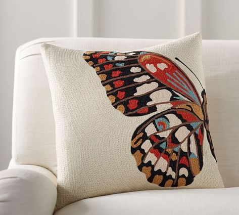 Why Do We Love Butterflies? • Segreto Finishes Nails Butterfly, Tattoos Butterfly, Hand Painted Pillows, Butterfly Throw Pillows, Cushion Embroidery, Simple Hand Embroidery Patterns, Butterfly Locs, Fabric Painting On Clothes, Butterfly Nails