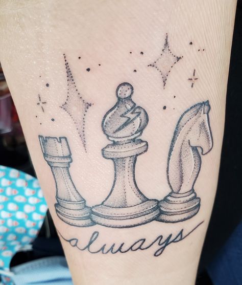 Wizard chess always Harry Potter Chess Tattoo, Chess Piece Drawing, Harry Potter Chess, Chess Tattoo, Wizard Chess, Potter Tattoo, Harry Potter Tattoo, Diary Ideas, Chess Pieces