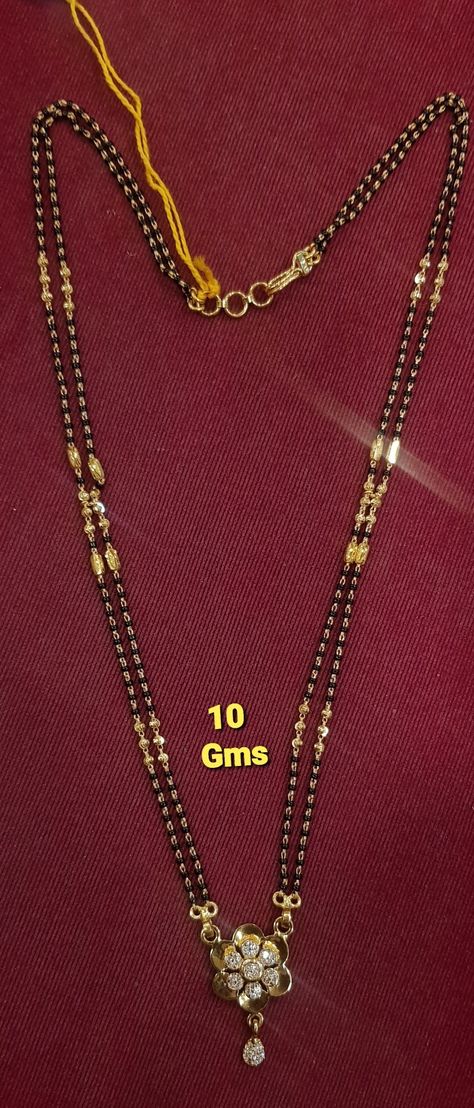 Locket For Black Beads Chain, Gold Short Nallapusalu Designs, Small Black Beads Chain Gold, Black Beeds Chain Indian Gold Short, Short Black Beads Designs Gold, Short Nallapusalu Designs Gold, Small Mangalsutra Designs Gold, Mangalsutra Chain Designs, Ruby Chains